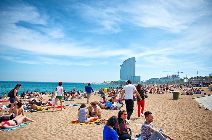 Playa de La Barceloneta, Barcelona