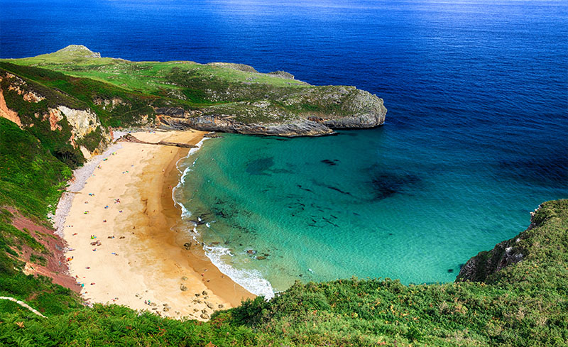 Playas de la costa de Asturias