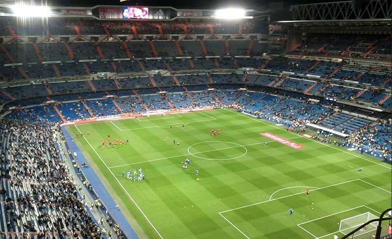 El Santiago Bernabeu, estadio del Real Madrid