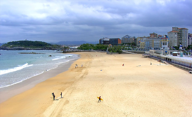 La Playa del Sardinero, Santander