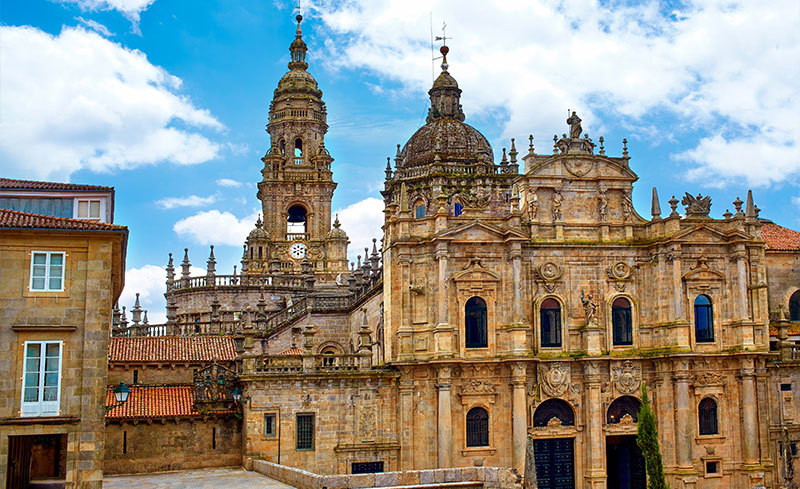 La ciudad de Santiago de Compostela
