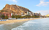 La playa del Postiguet, Alicante