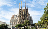 The Sagrada Família, Antoni Gaudí's unfinished masterpiece, Barcelona