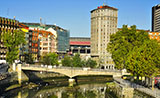 Bilbao's architecture, near the ría