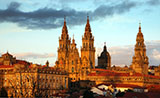 Atardece en Santiago de Compostela