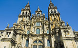 Baroque facade of Santiago de Compostela cathedral