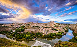 Toledo sorrounded by Tagus river